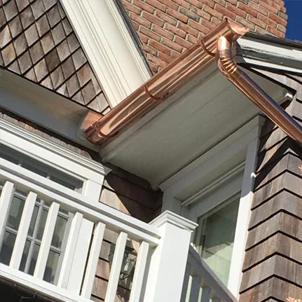 copper gutter installation Bellerose ny